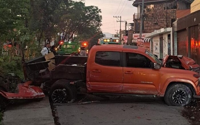 Reportan volcadura en la colonia Adolfo López Mateos de Morelia