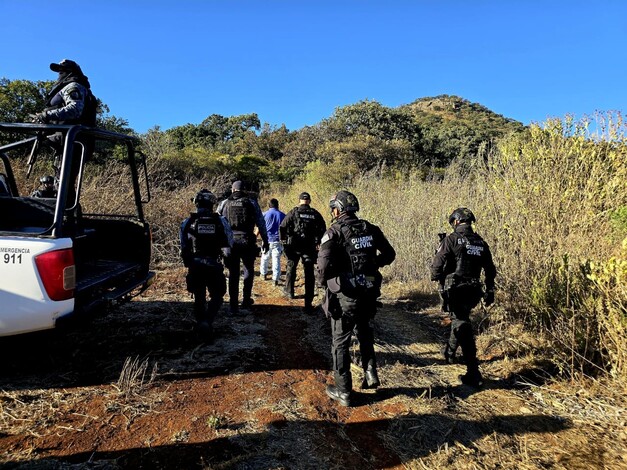 Reporte de balacera entre delincuentes desata operativo interinstitucional, en la periferia de Apatzingán