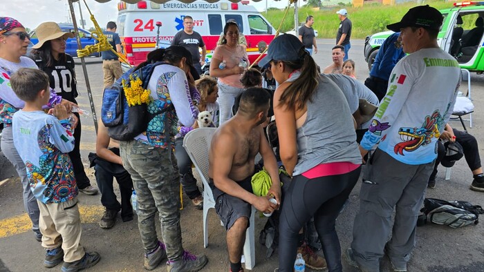 Rescatan a los 22 excursionistas atrapados en el Cerro de la Beata