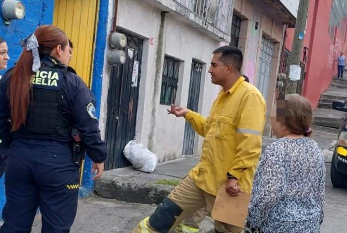Rescatan a mujer de 83 años lesionada y en posible estado de abandono