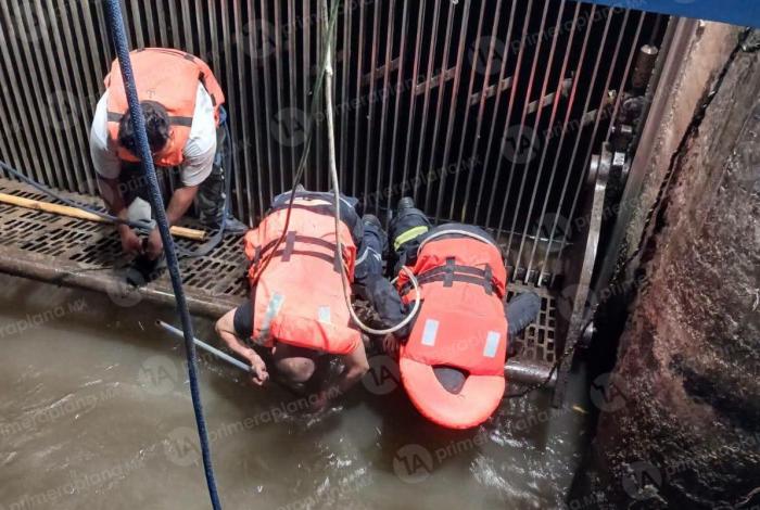 Rescatan cu3rpo ahogado en presa de la Conagua, en Tuxpan