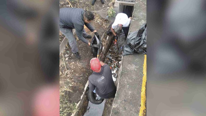 Retira Ayuntamiento toneladas de basura de calles y drenes