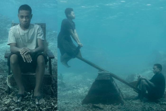 Retratos de la vida bajo el agua, símbolo del aumento del nivel del mar