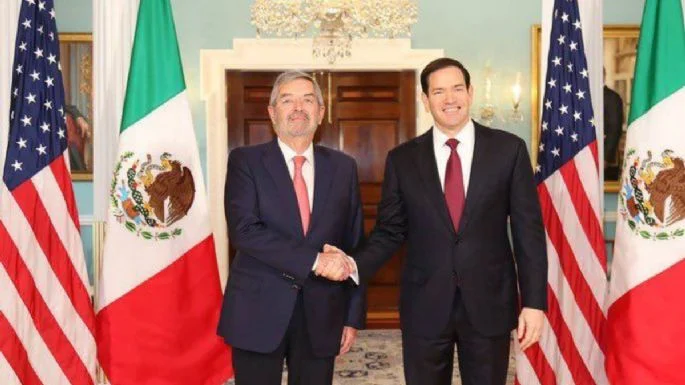 Reunión bilateral entre La Fuente y Rubio para revisar avances en la relación bilateral