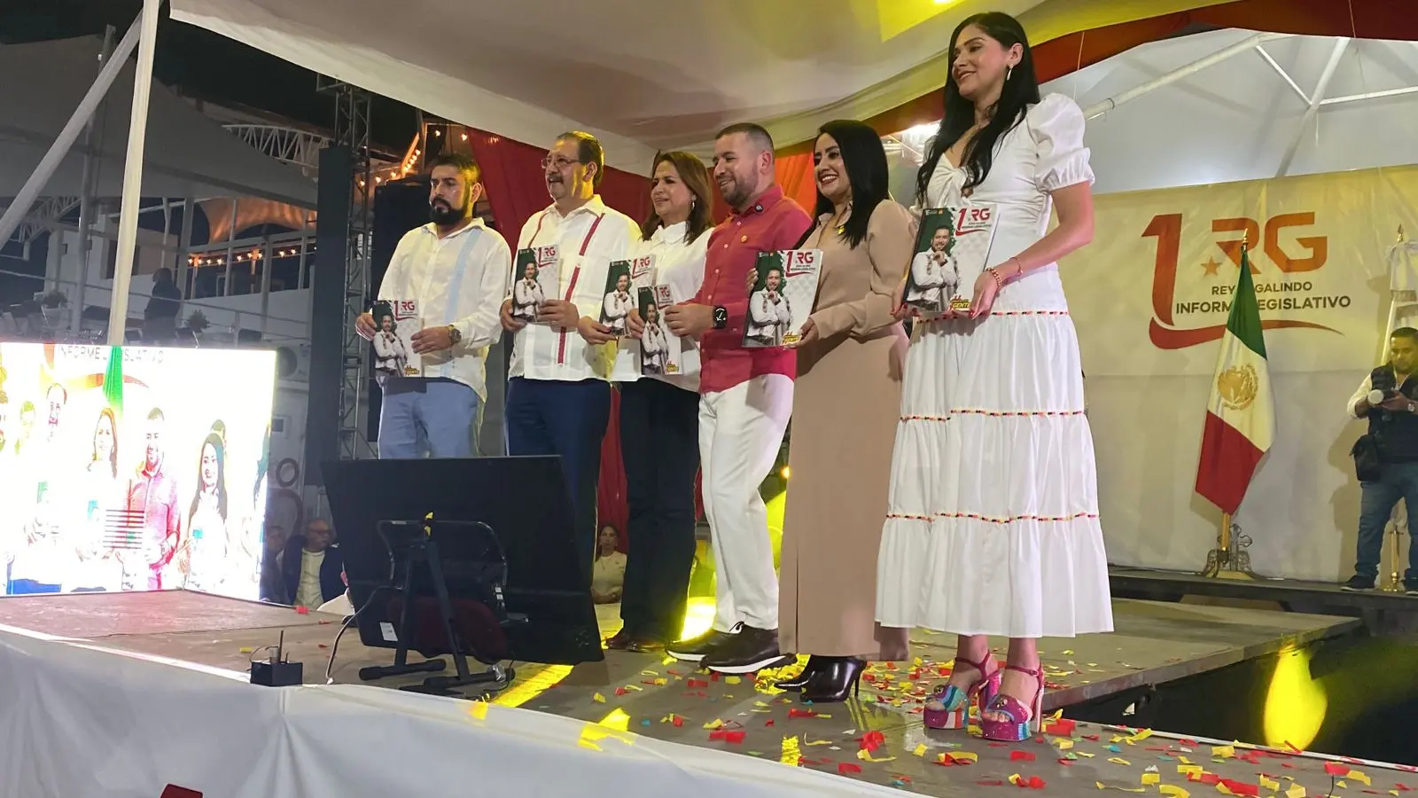 Reyes Galindo rinde su Primer Informe Legislativo