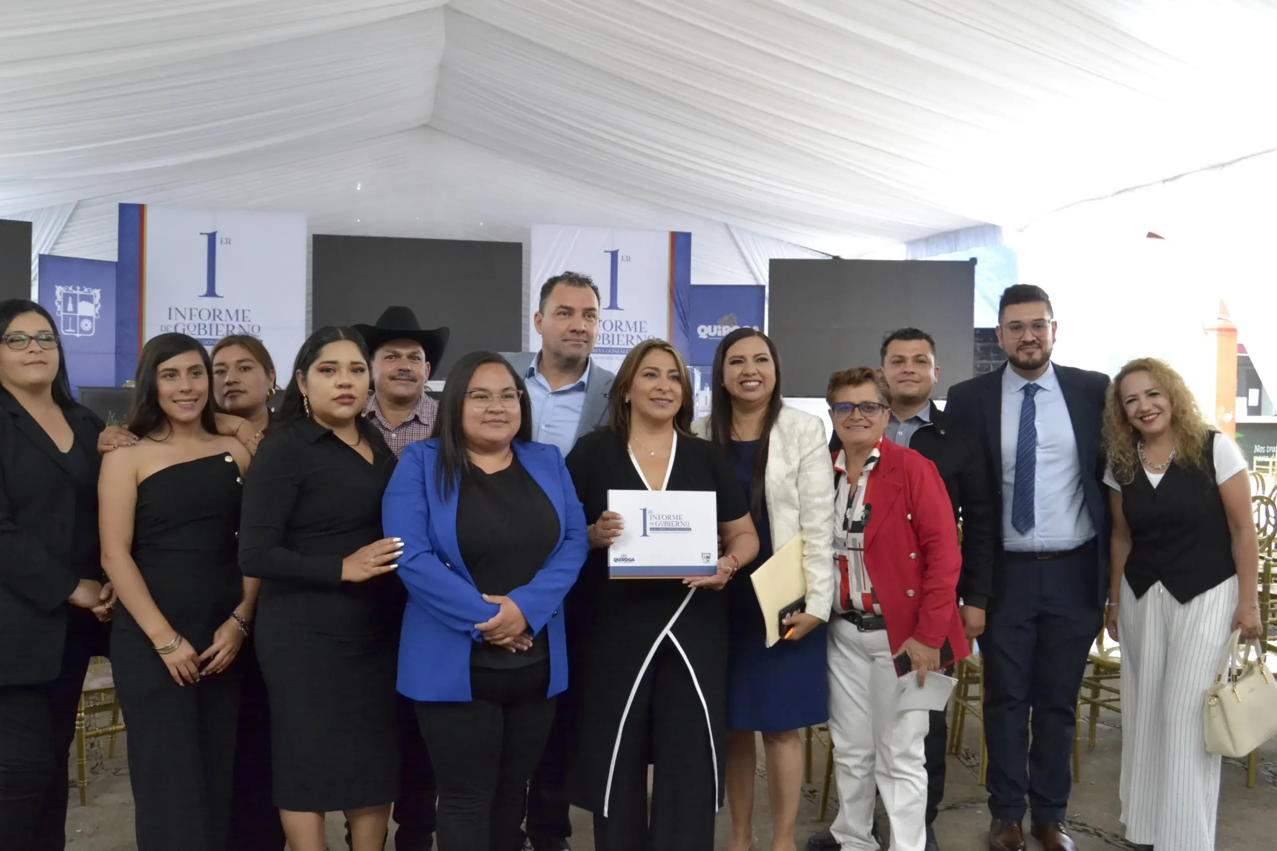 Rinde Alma Mireya González Sánchez su Primer Informe de Gobierno