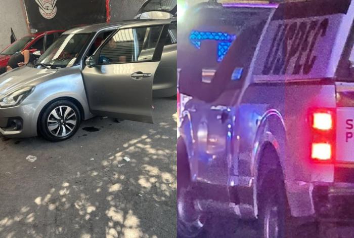 Roban carro en la salida a Salamanca, la policía los persigue desde el Tec de Morelia hasta la Monumental; abaten a uno