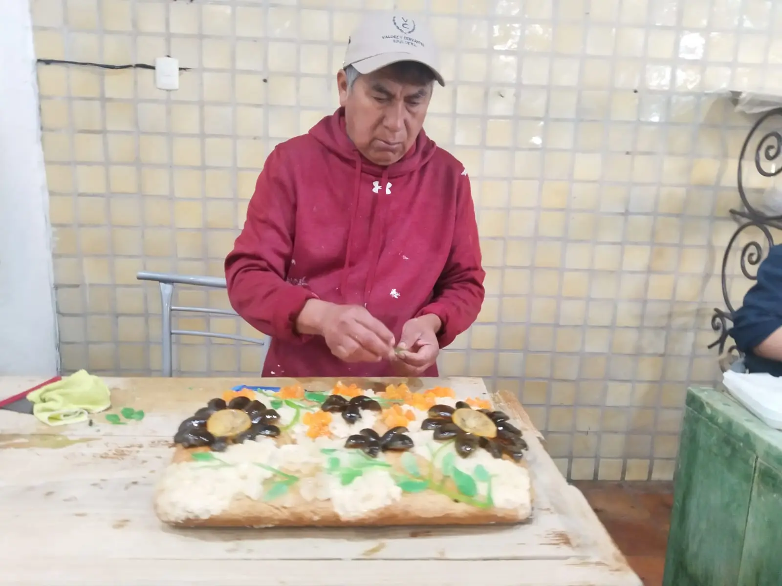 Rosca de Reyes una obra de arte para Judith Martínez