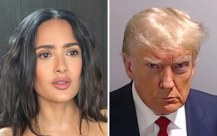 Salma Hayek rechazó invitaciones a salir de Donald Trump