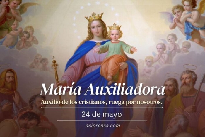 Santo del día 24 de mayo: María Auxiliadora