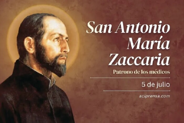 Santo del día 5 de julio: San Antonio María Zaccaria