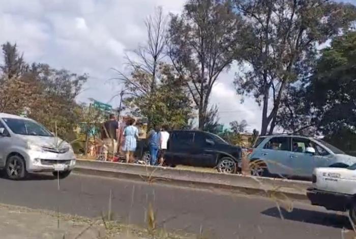 Se accidenta motociclista en el Libramiento Poniente de Morelia
