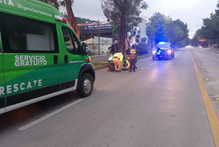 Se accidentan 2 motociclistas en diferentes sitios de Morelia