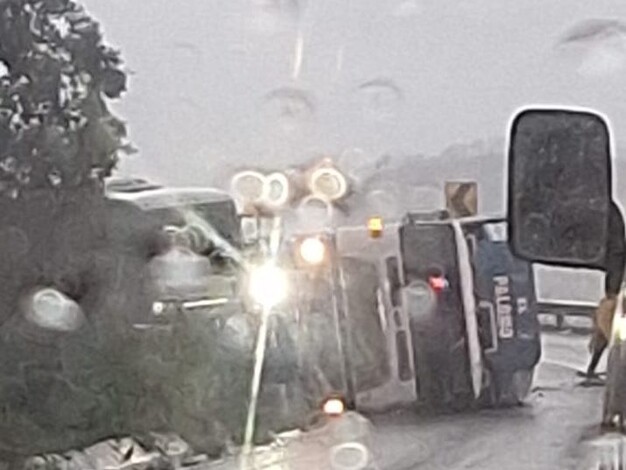 Se accidentan Coordinador de Seguridad Vial en el Estado y tres guardias civiles