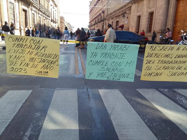 Se alista SUEUM para protestar con cierres viales en Morelia