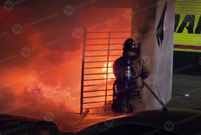 Se inc3ndia bodega en Zamora