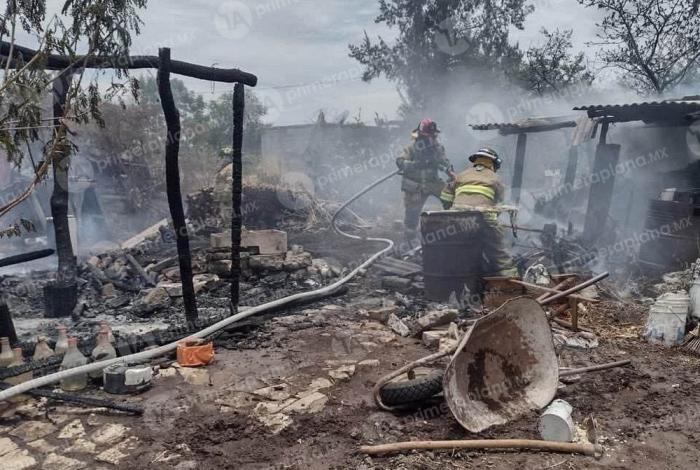 Se incendia domicilio en la Tenencia Morelos, en Morelia