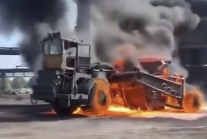 Se incendia maquinaria con escoria candente en ArcelorMittal