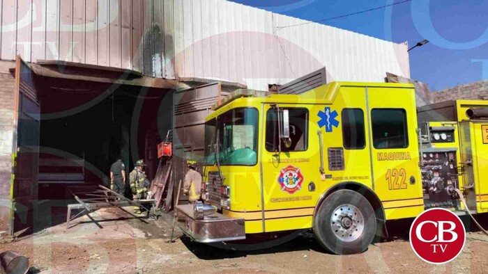 Se incendia taller de herrería en la colonia La Quemada