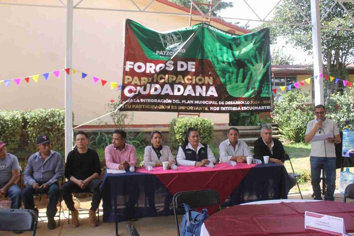 SE LLEVÓ A CABO EL FORO DE CONSULTA CIUDADANA DE LA REGION 1, DEL PLAN DE DESARROLLO MUNICIPAL 2024-2027 DEL MUNICIPIO DE PÁTZCUARO