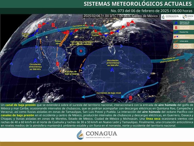 Se producirán lluvias con intervalos de chubascos y descargas eléctricas en Michoacán