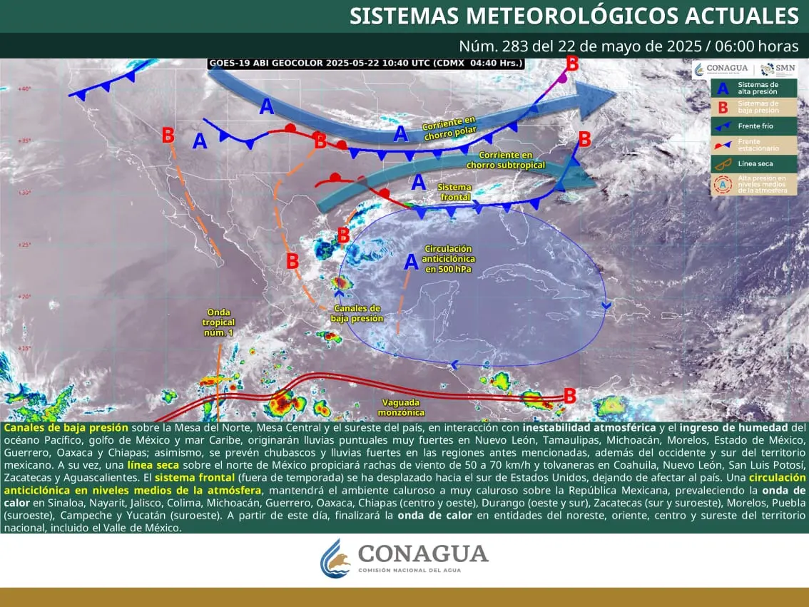 Se pronostican lluvias fuertes a puntuales en varias zonas de Michoacán
