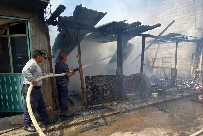 Se quema vivienda en Zitácuaro