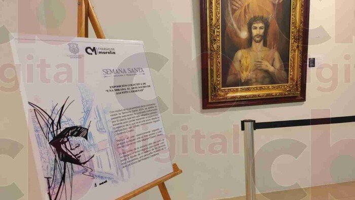 Se realiza exposición de arte sacro en Colegio de Morelia