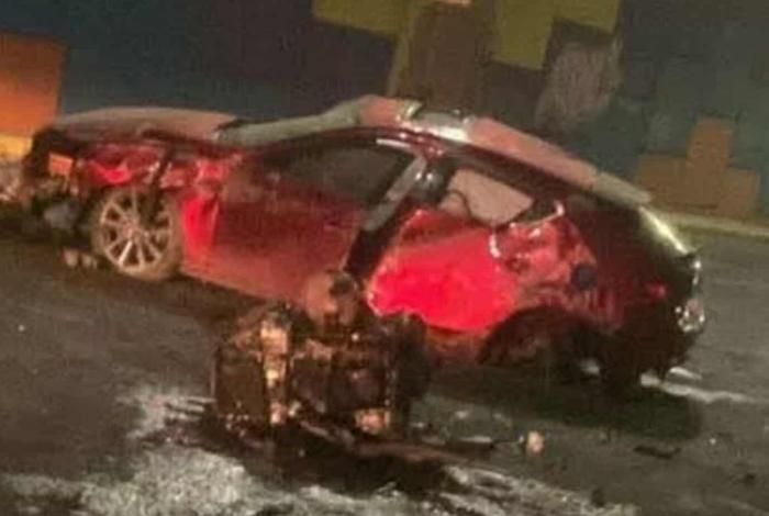 Se registra accidente automovilístico en el Libramiento Nororiente de Morelia