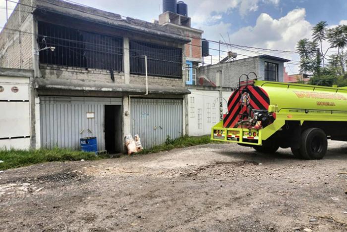 Se registra conato de incendio en negocio de churros y frituras, en Morelia