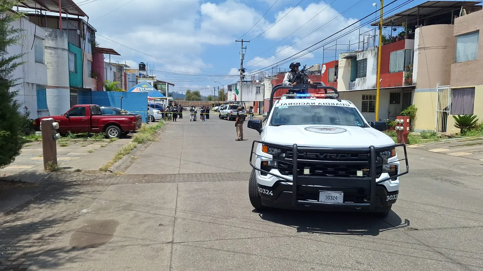 Se registra homicidio a balazos en domicilio, en el Fraccionamiento Valle Real de Uruapan