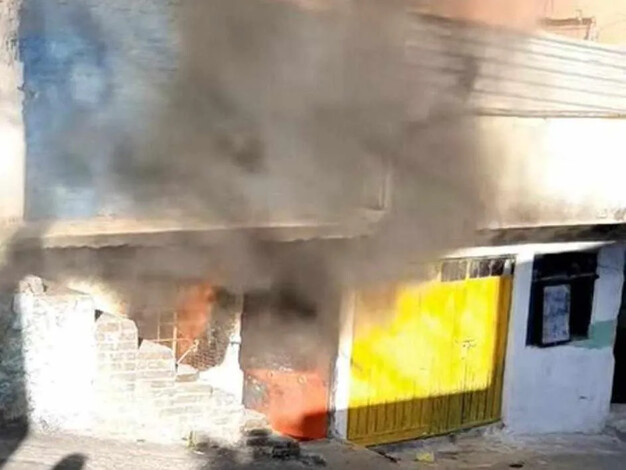 Se registra incendio de domicilio en la colonia Independencia, en Morelia