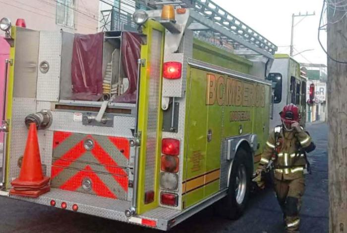 Se registra incendio de domicilio en la colonia Ventura Puente, Morelia