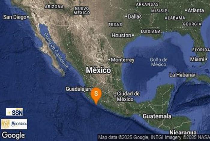 Se registra sismo de 4.8 en la Mira, Michoacán; se siente en Aquila y Coahuayana