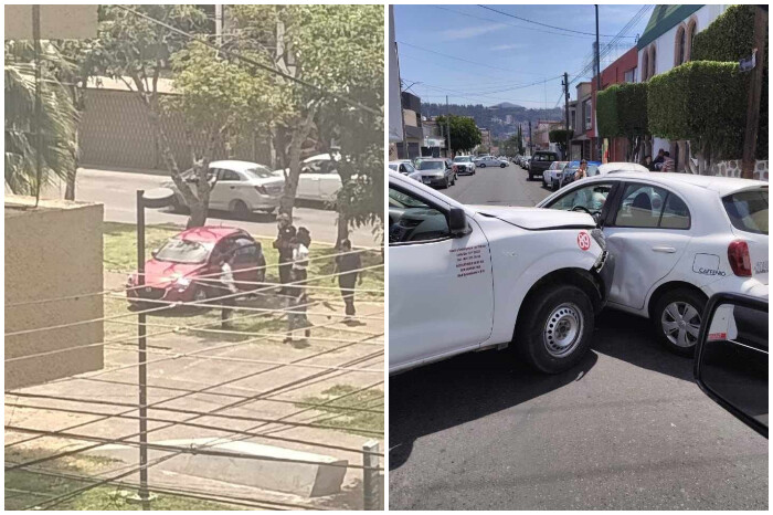 Se registran 2 accidentes vehiculares en distintas colonias de Morelia