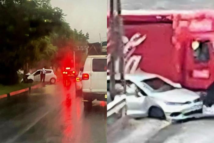 Se registran 2 accidentes en libramiento de Morelia; hay una mujer lastimada