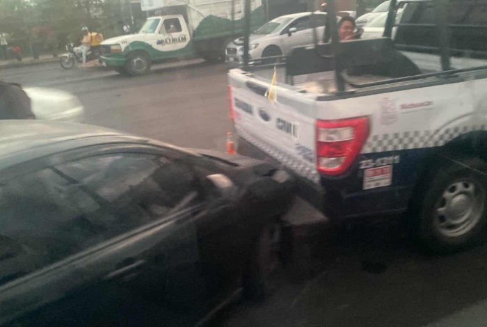 Se registran 2 accidentes de tránsito en distintos puntos del municipio de Morelia