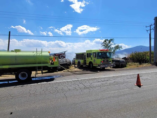 Se registran 2 incendios en Morelia, uno de domicilio y otro de Yonke