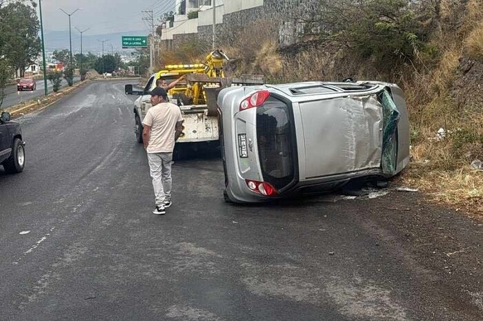 Se registraron cinco accidentes viales en distintos puntos de Morelia, hay un lesionado