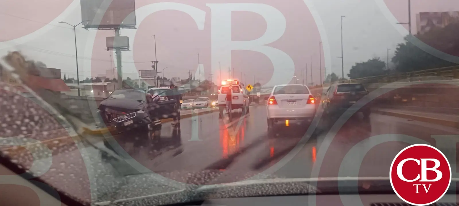 Se reportan dos choques en el libramiento norte de Morelia