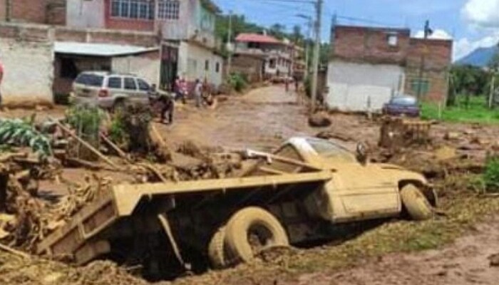 Se revienta una olla de agua en la comunidad de Los Llanos, Zacapu