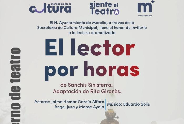 SeCultura Morelia invita a la primera lectura dramatizada del año