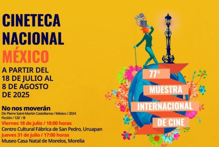 Secum presenta Muestra de la Cineteca Nacional en Morelia y Uruapan