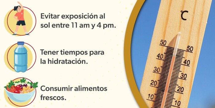 SEE emite recomendaciones a escuelas por altas temperaturas