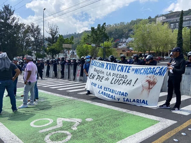 Semana de marchas; la CNTE se manifestará este viernes en Morelia