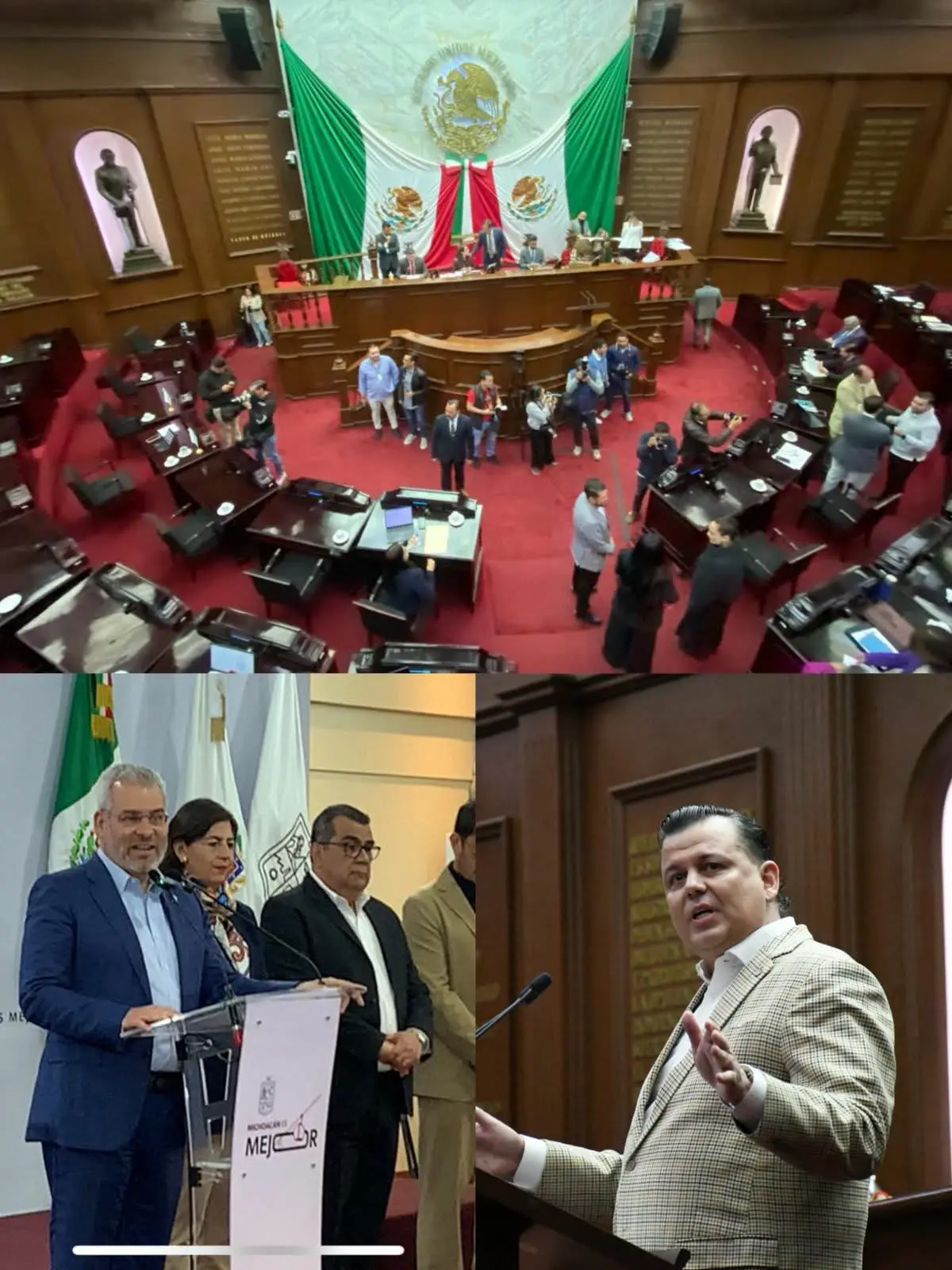 Semana navideña de actividad política y gubernamental