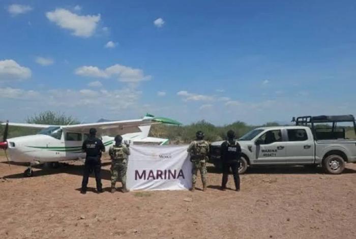 Semar asegura avioneta y detiene a sospechoso en Sonora