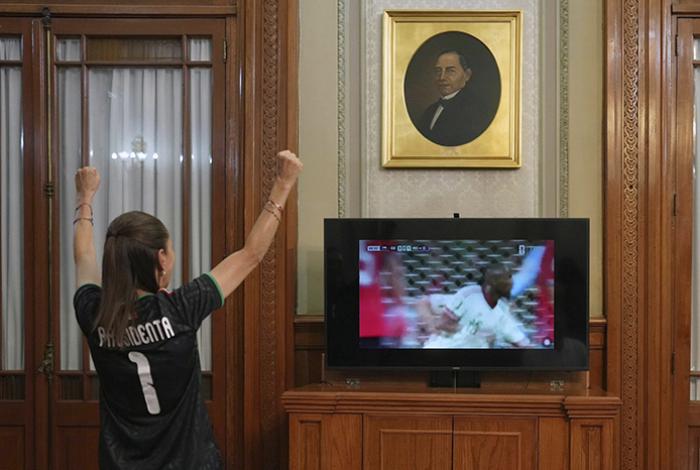 Sheinbaum saluda tercer triunfo de México en el Mundial y felicita a la selección