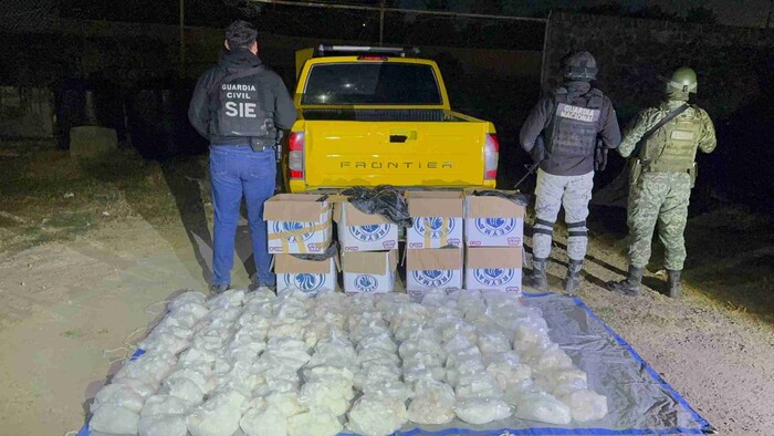 SIE decomisa más de 100 kilos de droga sintetica en Morelia