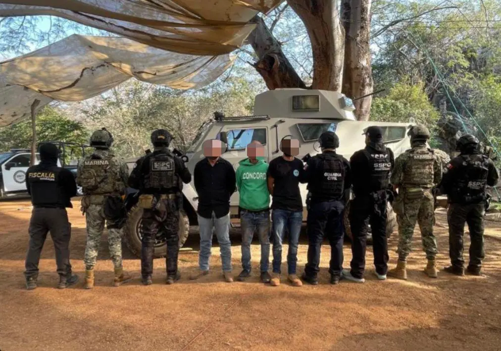 Siete detenidos tras operaciones interinstitucionales en Huetamo: SSP